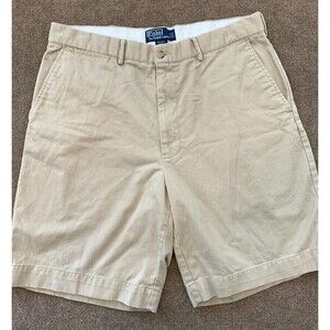 Polo Ralph Lauren Prospect Shorts Mens 35 Flat Front Chino Outdoor Cotton Casual